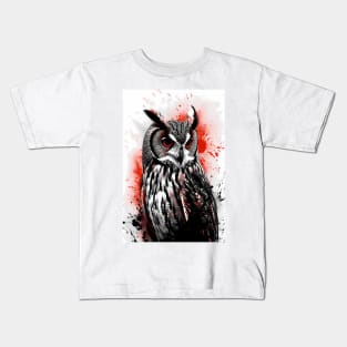 Long Eared Owl Kids T-Shirt